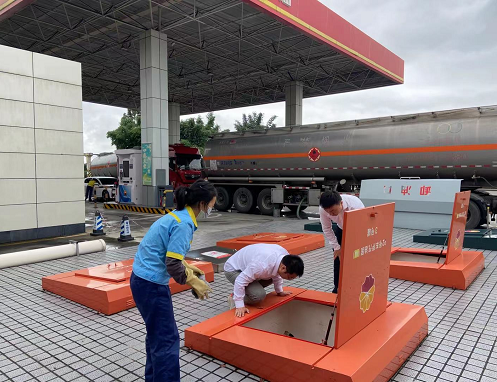 確保加油站安全運行 為抗震救災保供護航1.png